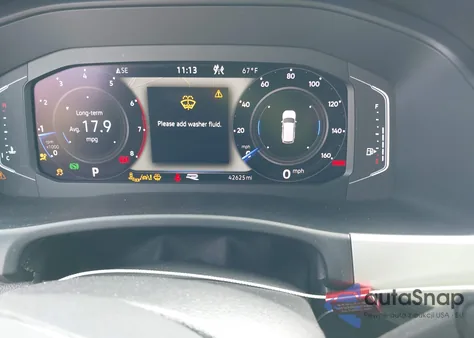 2023 Volkswagen Atlas 3.6L V6 Sel Premium R-Line from USA, damaged, VIN 1V2FR2CA1PC504371